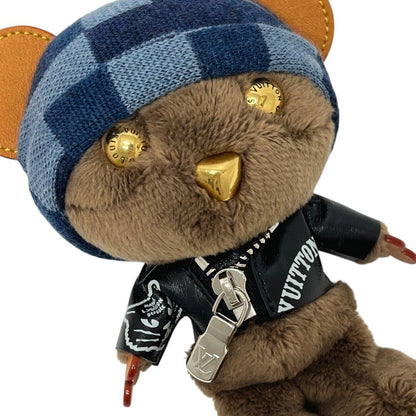 Louis Vuitton Bag Charm LV Bear Leather Canvas Noir — view 4