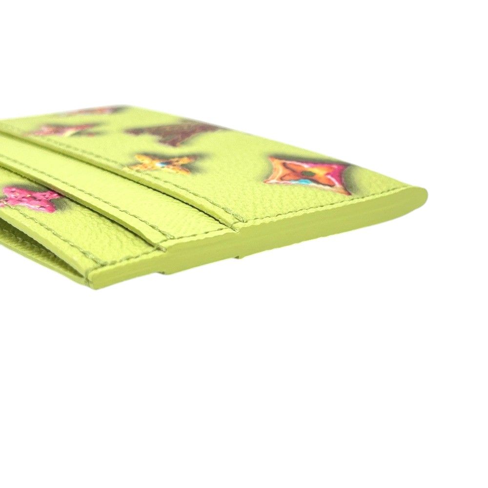 Louis Vuitton Card Case Holder Double Leather Pistachio Green — view 4