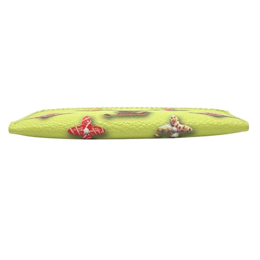 Louis Vuitton Card Case Holder Double Leather Pistachio Green — view 5
