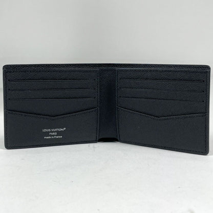 Louis Vuitton Portefeuille Calf Bifold Wallet Monogram Eclipse Noir — view 6