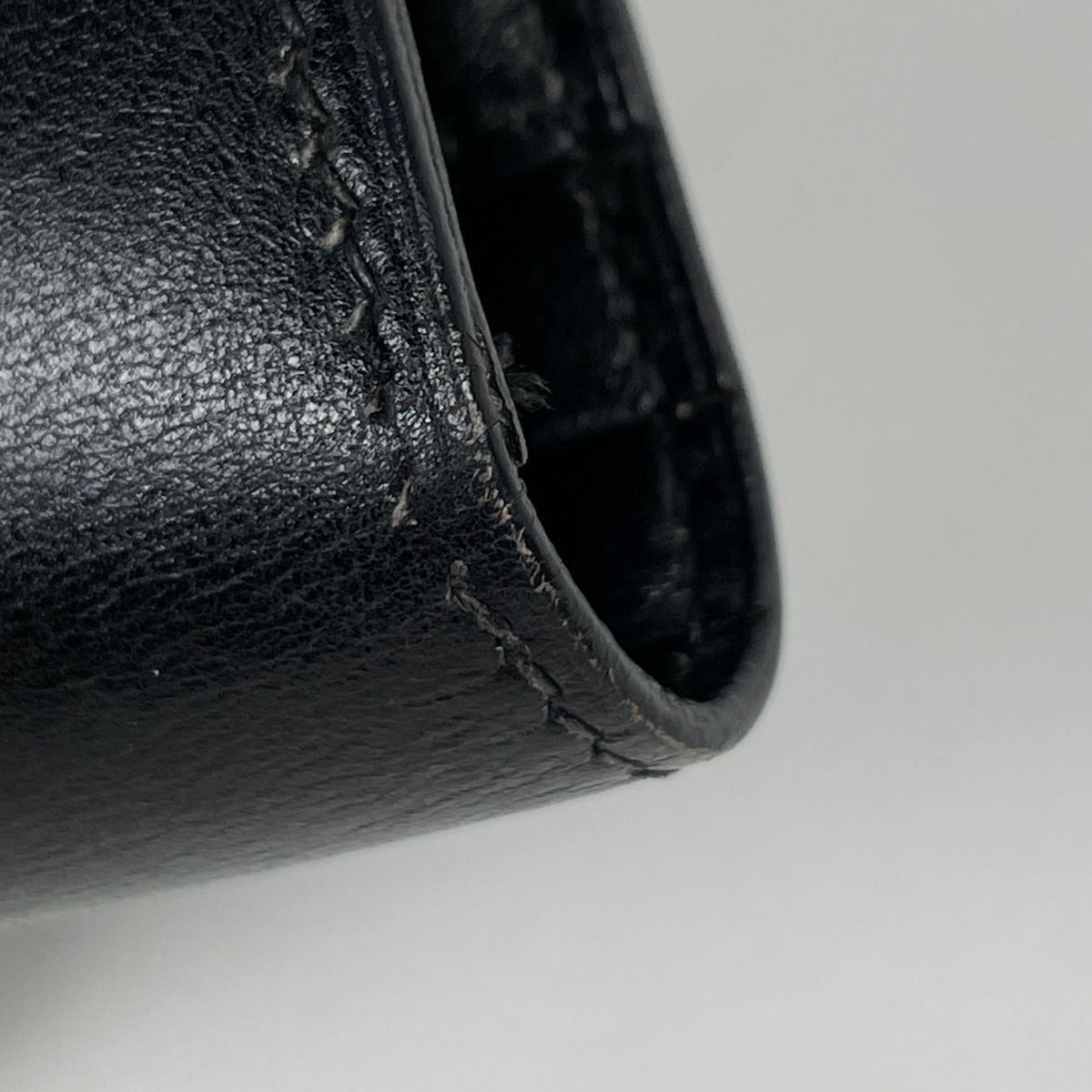 Hermes Bearn Wallet Box Calf Black — view 3
