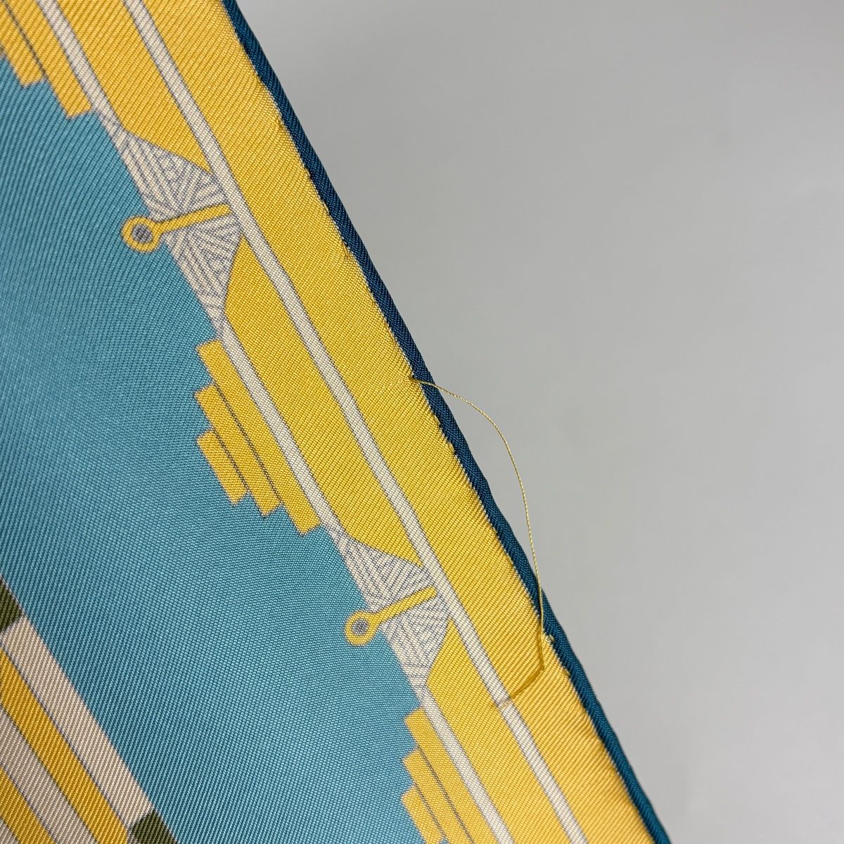 Hermes Carre 90 Astres Et Soleils Scarf Celestial and Sun Ethnic Silk Blue — view 4