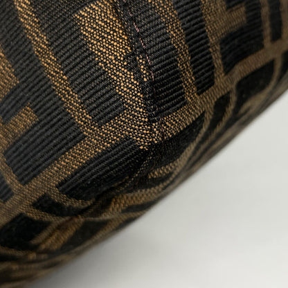 Fendi Shoulder Bag Zucca Pattern Canvas Brown — view 3