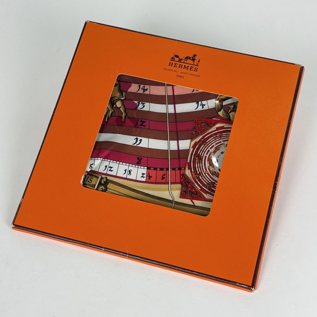 Hermes Carre 90 Dies Et Hore Scarf Astrology Sun Silk Pink Multicolor — view 4