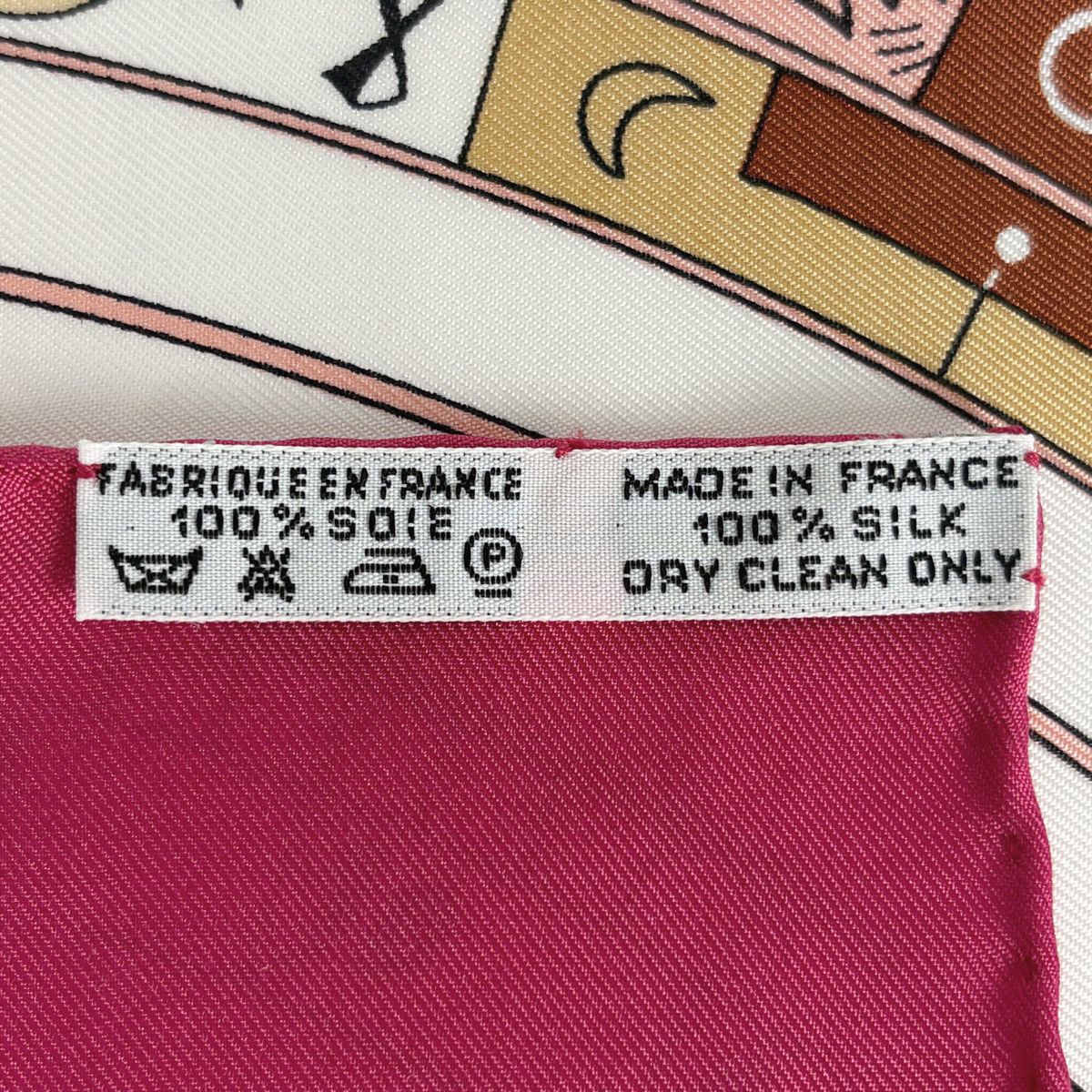 Hermes Carre 90 Dies Et Hore Scarf Astrology Sun Silk Pink Multicolor — view 2
