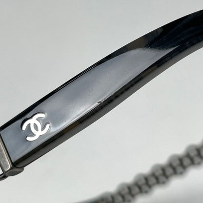 Chanel Sunglasses CC Logo Eyewear Gradient Acetate Black — view 5