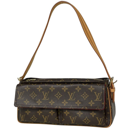 Louis Vuitton MM Shoulder Bag Monogram Brown