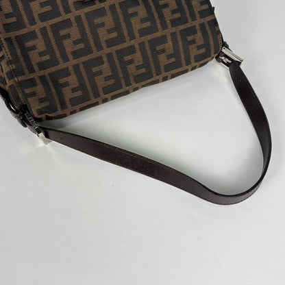 Fendi Shoulder Bag Zucca Pattern Mamma Bucket Canvas Brown — view 6