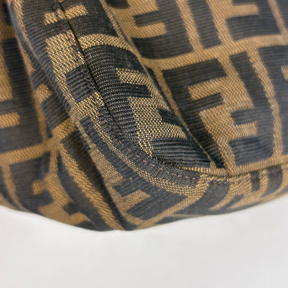 Fendi Shoulder Bag Zucca Pattern Mamma Bucket Canvas Brown — view 3