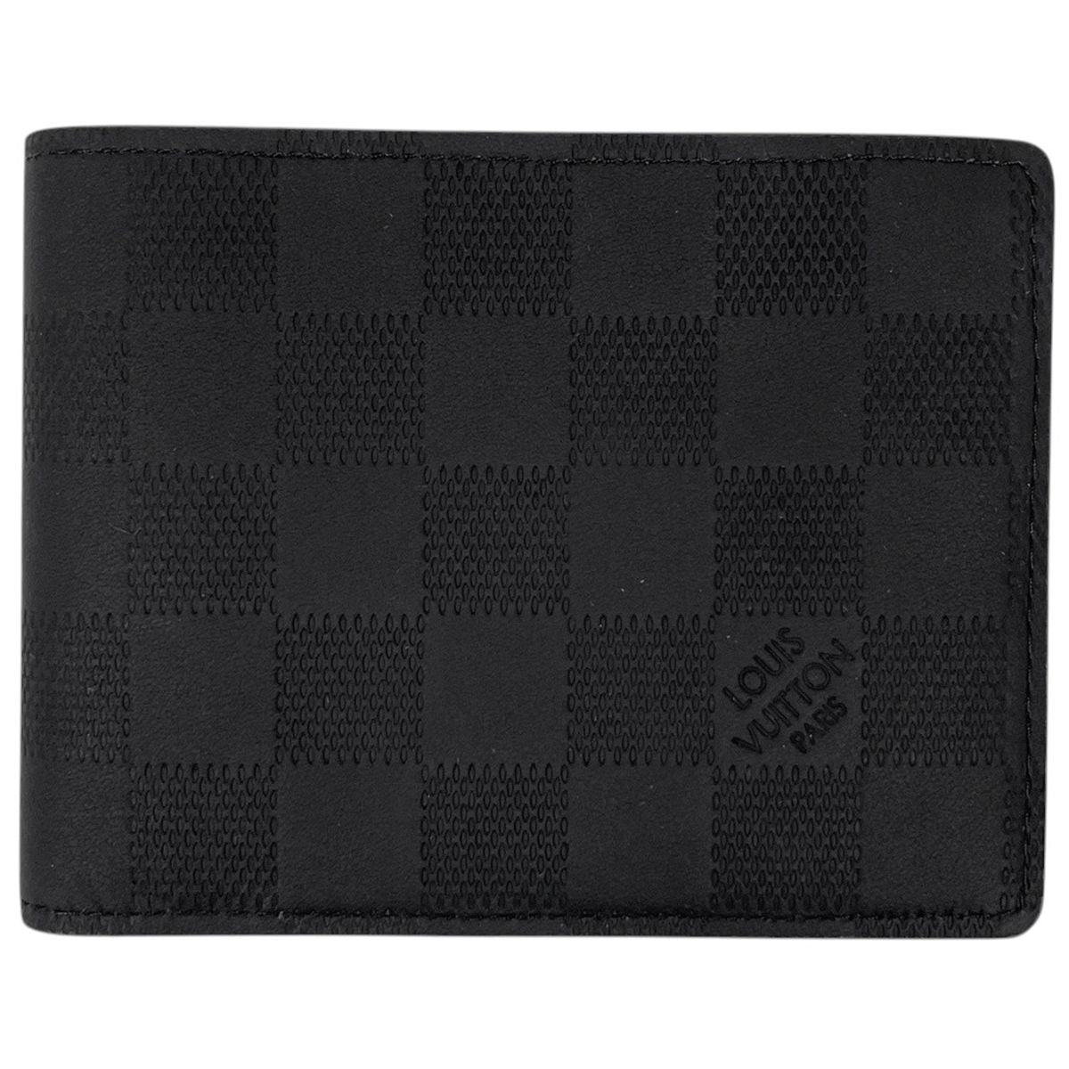 Louis Vuitton Portefeuille Multiple Bifold Wallet Damier Infini Onyx