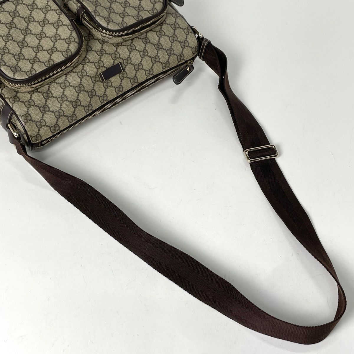 Gucci Shoulder Bag GG Pattern Brown — view 6