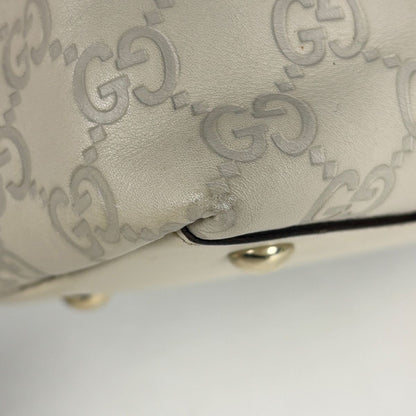 Gucci Guccissima Tote GG Pattern Shimarais White — view 3