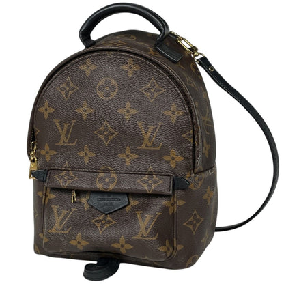 Louis Vuitton Palm Springs Backpack Mini Shoulder Bag Monogram Brown