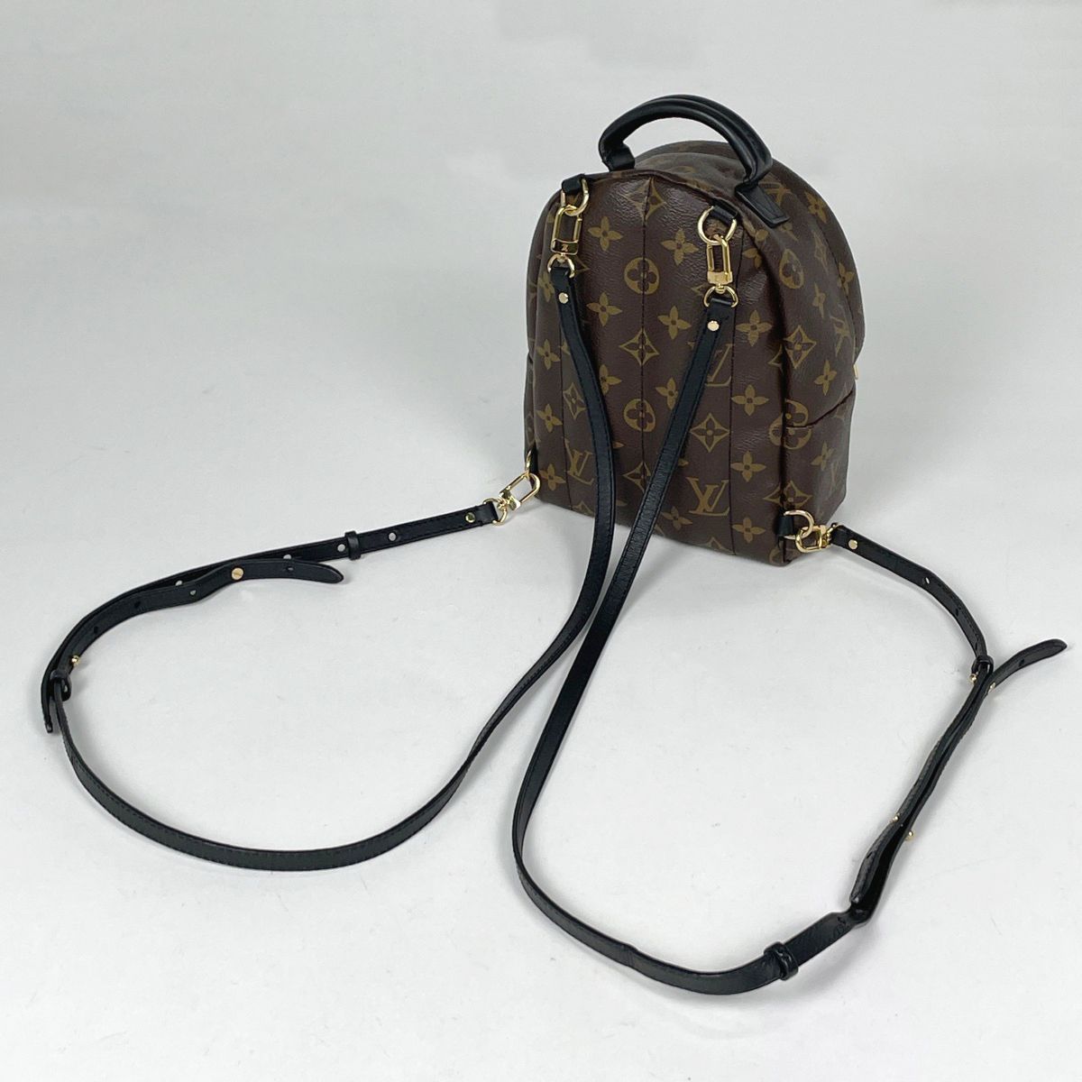 Louis Vuitton Palm Springs Backpack Mini Shoulder Bag Monogram Brown — view 2