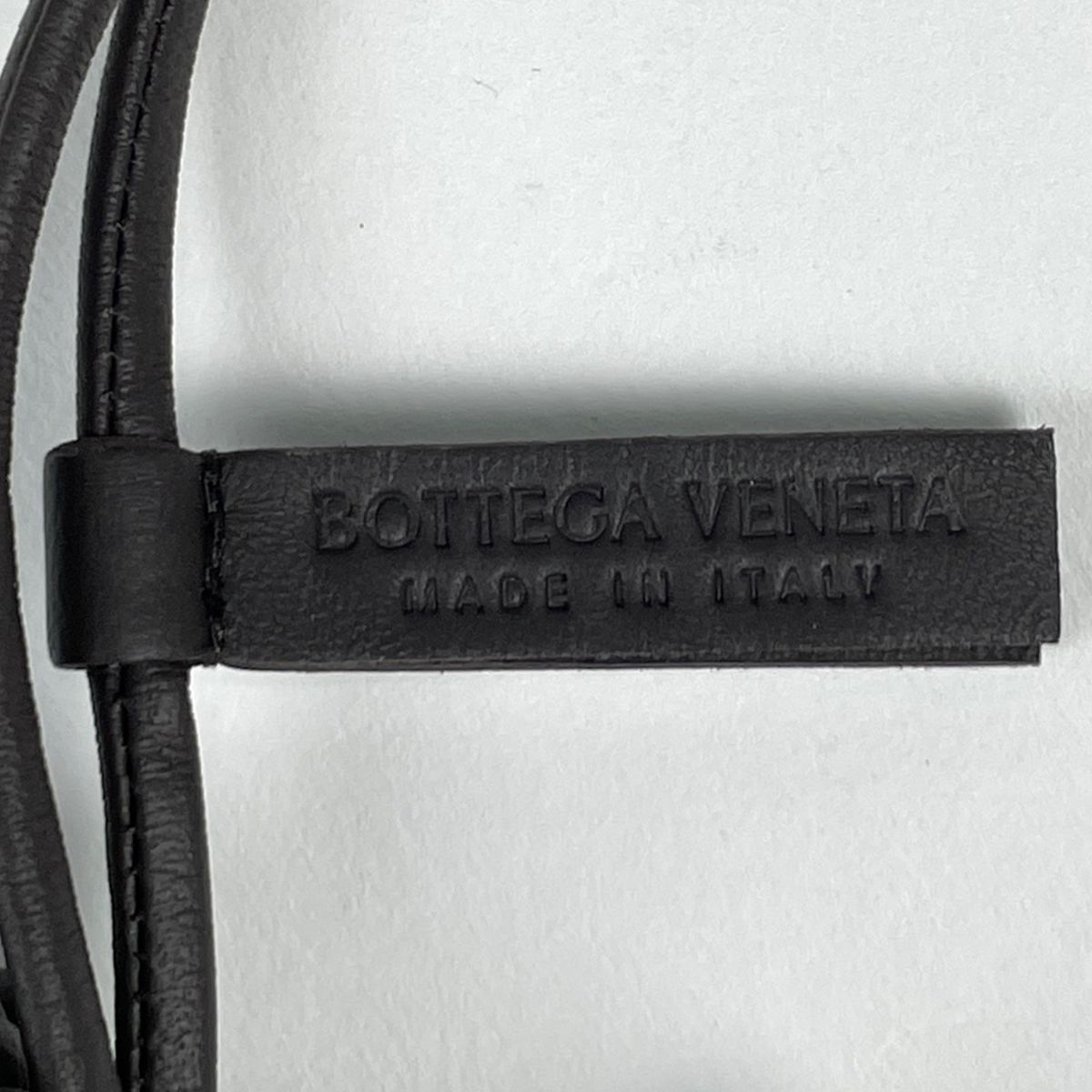 Bottega Veneta Bag Charm Intrecciato Dog Leather Brown — view 5