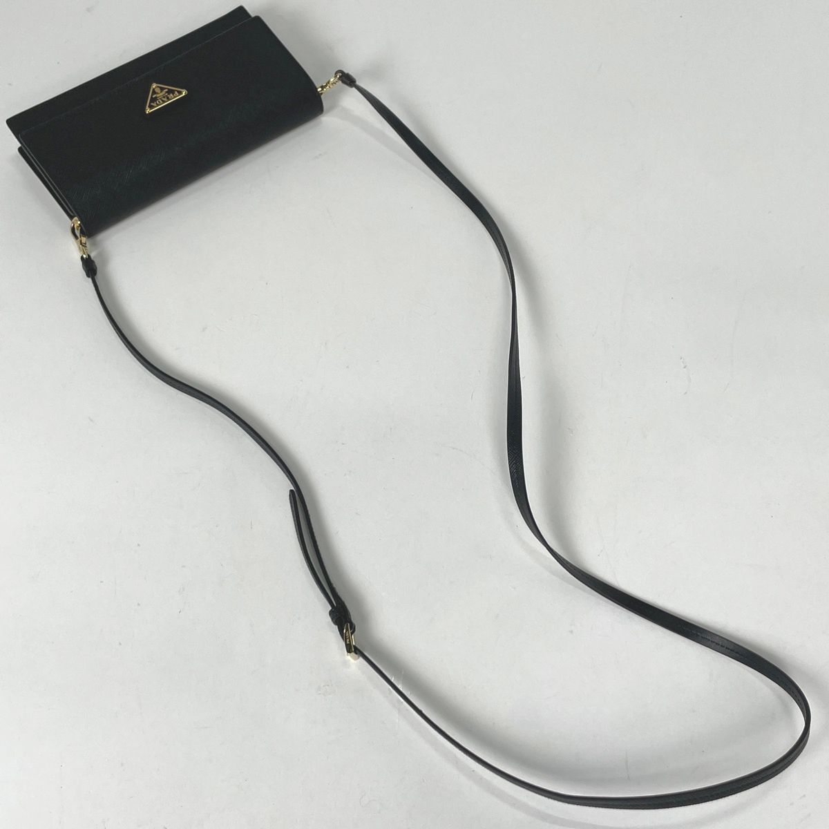 Prada Mini Shoulder Bag 2-Way Saffiano Leather Nero — view 5