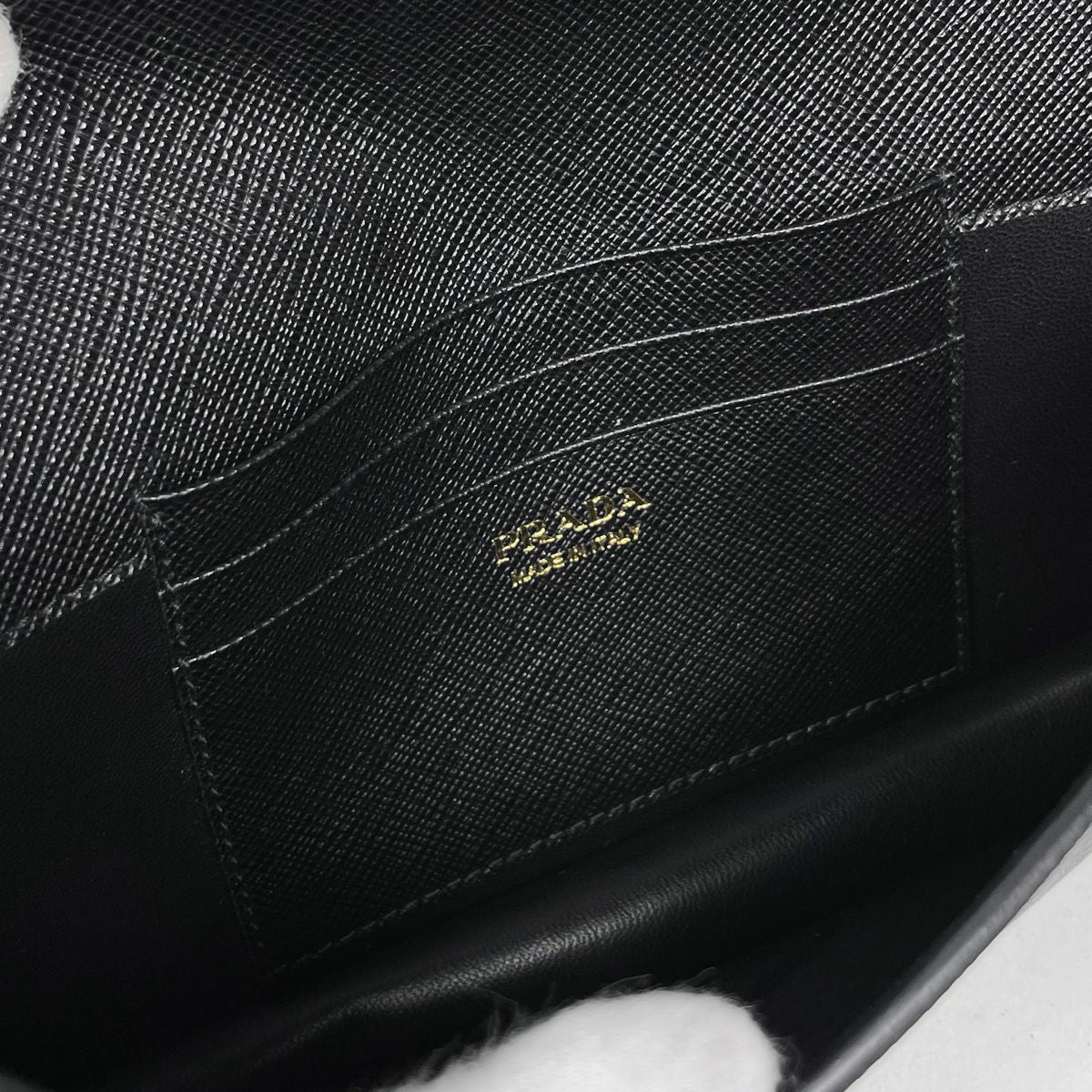 Prada Mini Shoulder Bag 2-Way Saffiano Leather Nero — view 6