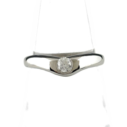 Tiffany & Co Band Ring Platinum Diamond Elsa Peretti