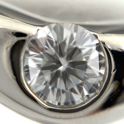 Tiffany & Co Band Ring Platinum Diamond Elsa Peretti — view 2