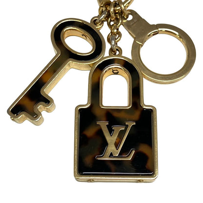 Louis Vuitton Key Holder 12 Porte Cles Confidance Gold Beige Darkbrown — view 4