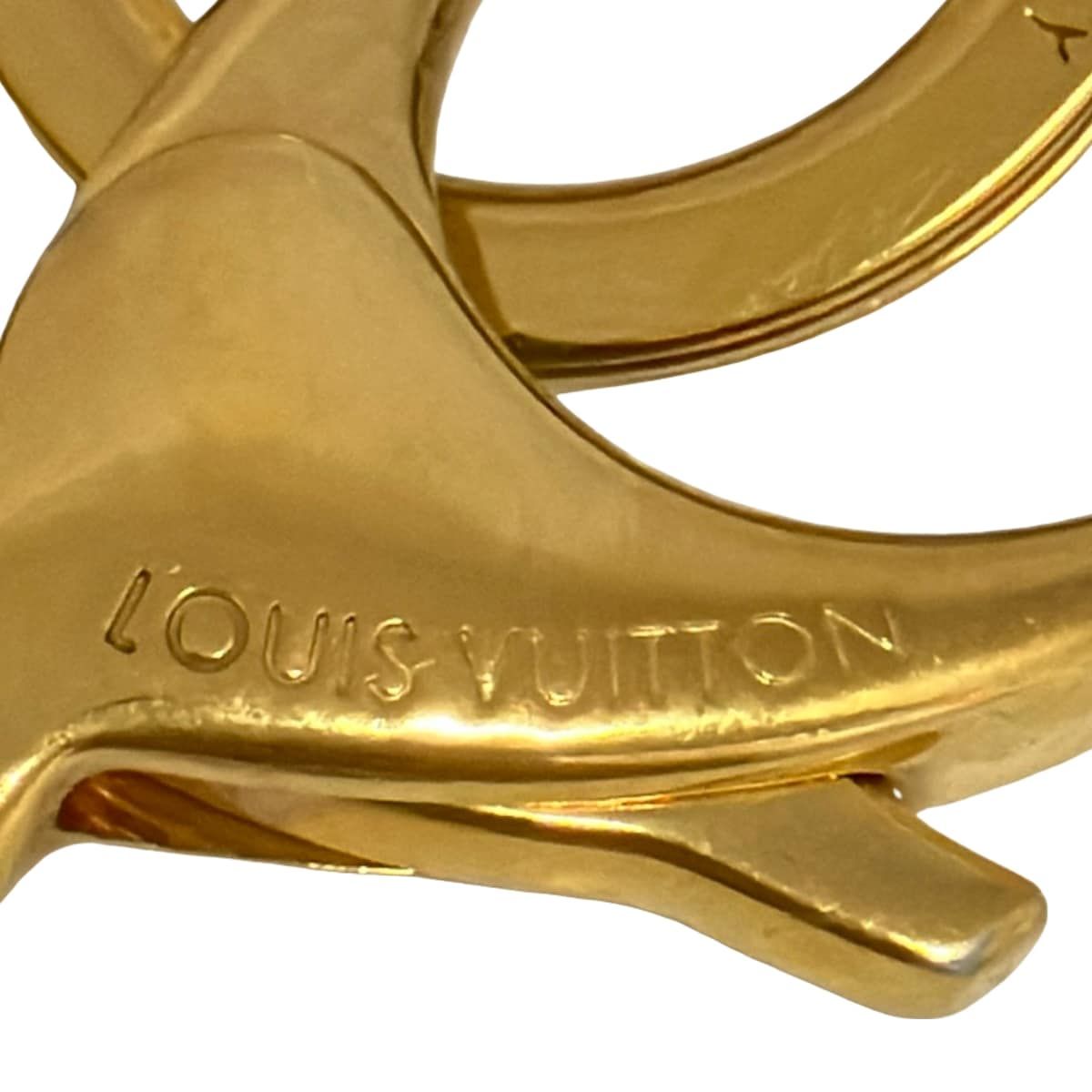 Louis Vuitton Key Holder Porte Cles Chenne Gruro Gold Multicolor — view 3