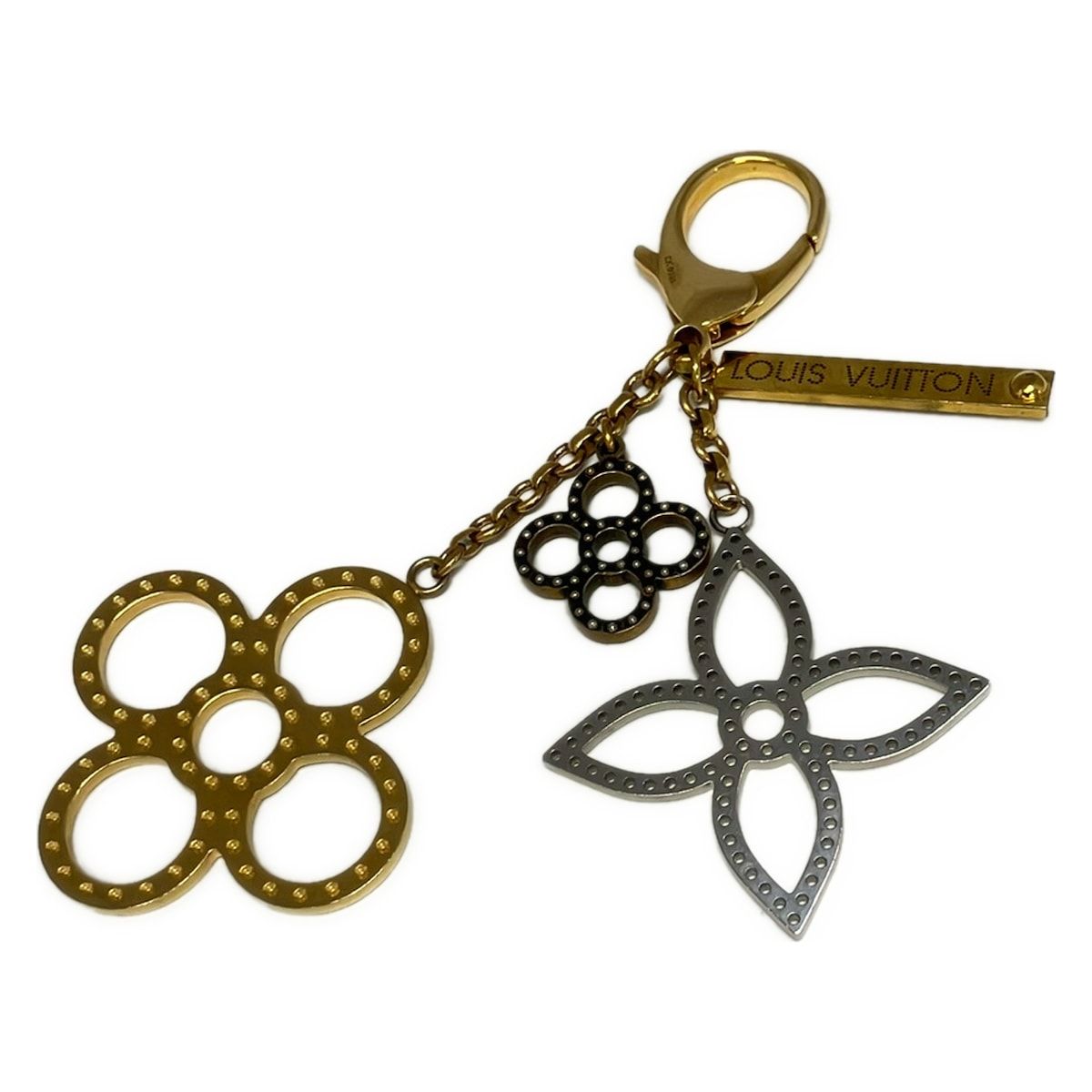 Louis Vuitton Key Holder Bijou Sac Tapage Gold Silver — view 2