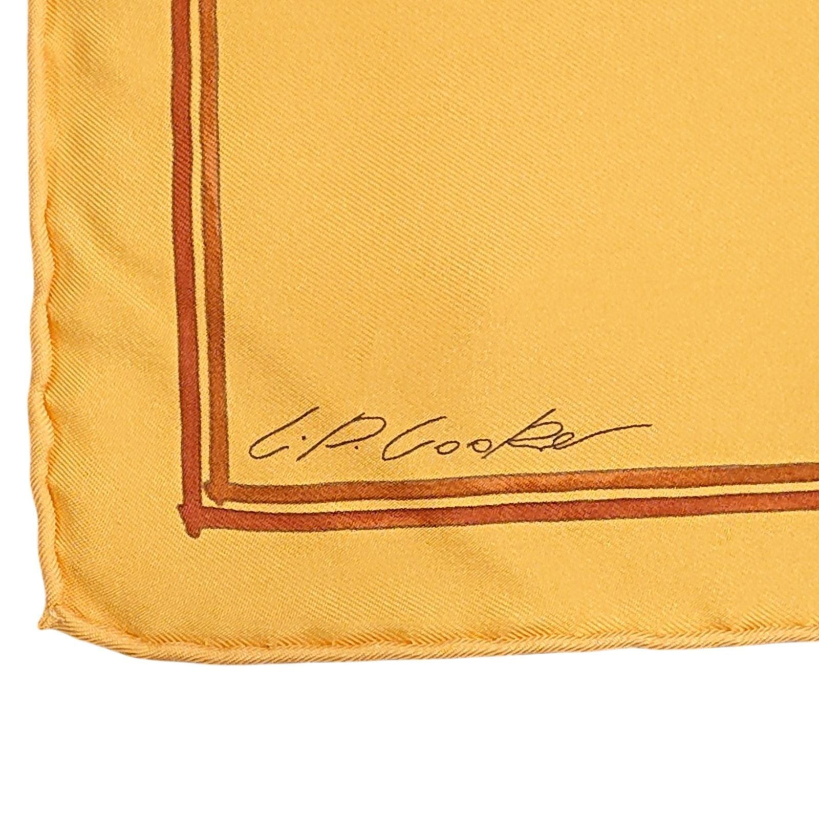Hermes Carre 90 I Like Flowers Silk Scarf Yellow Box with Knotting Card — view 7