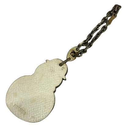 Hermes Key Holder White Snowman — view 2