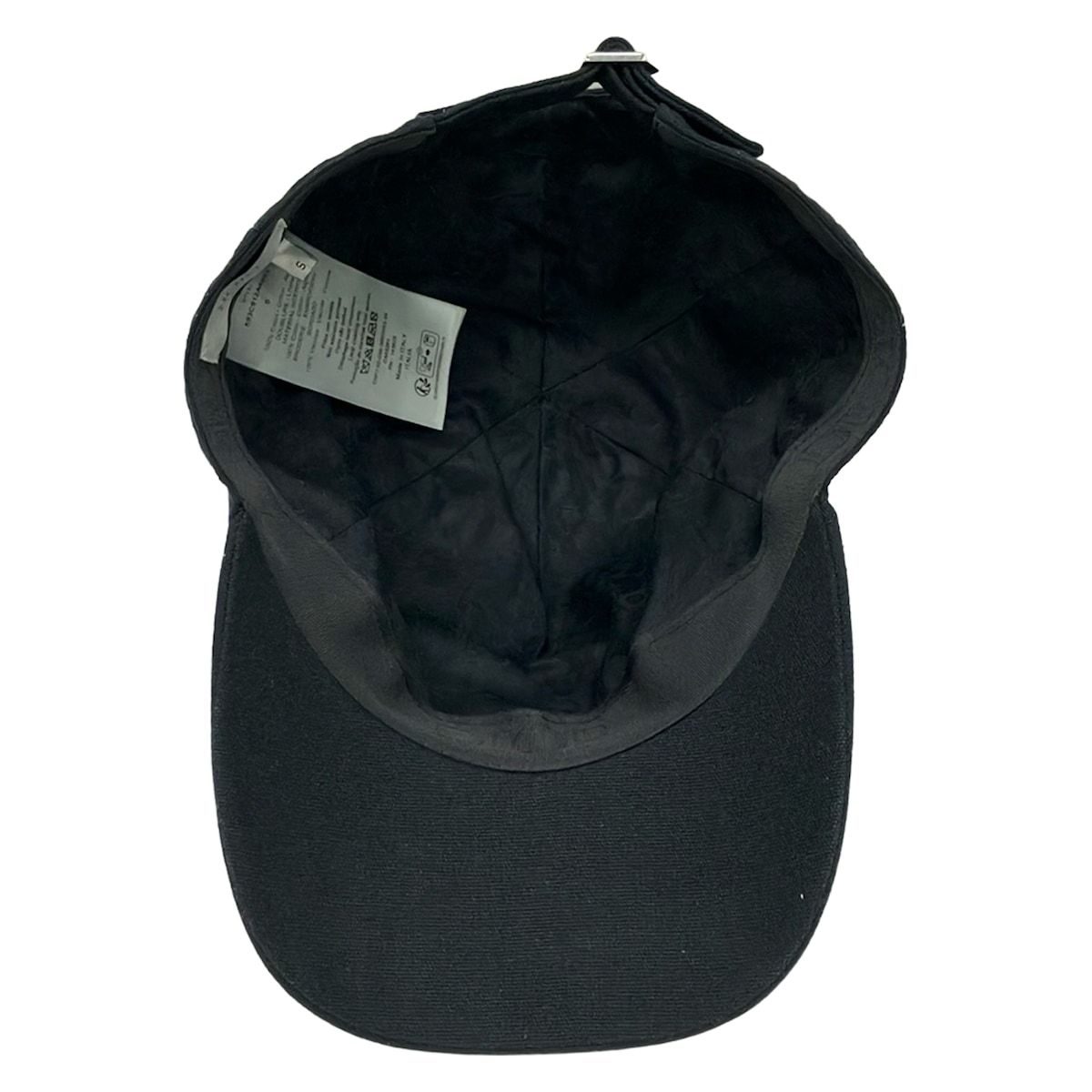 Dior Cap S Black Embroidery Oblique Cotton — view 4