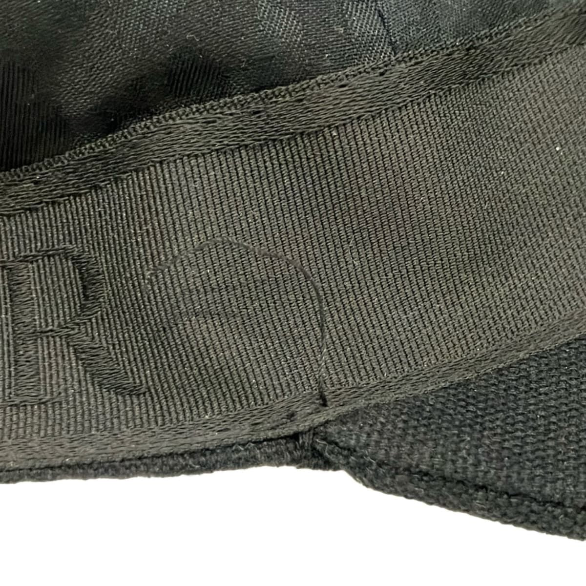 Dior Cap S Black Embroidery Oblique Cotton — view 8
