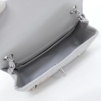 Chanel Shoulder Bag Silver — view 6