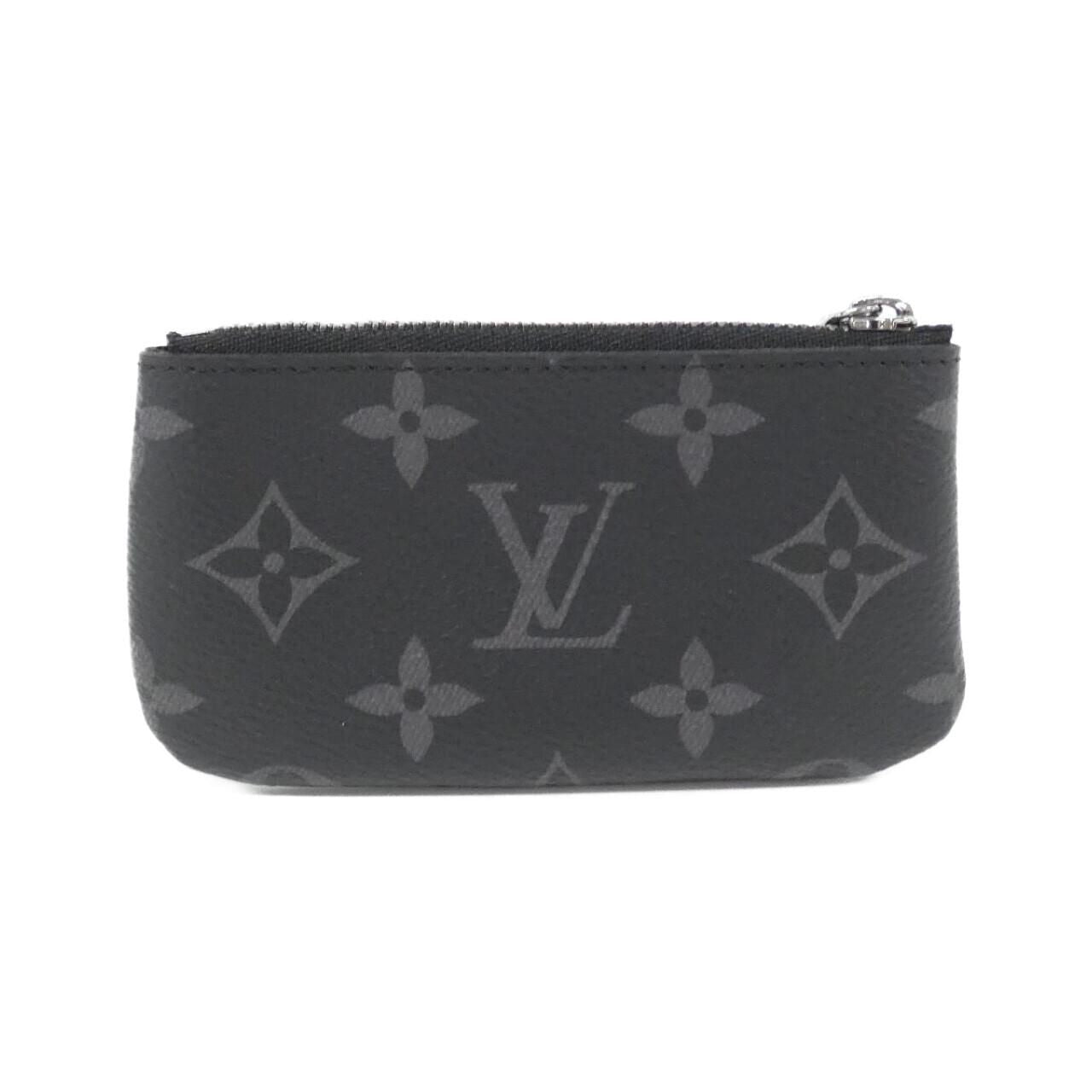 Louis Vuitton Monogram Eclipse Reverse Card Key Case Pochette Cles Coin & — view 2