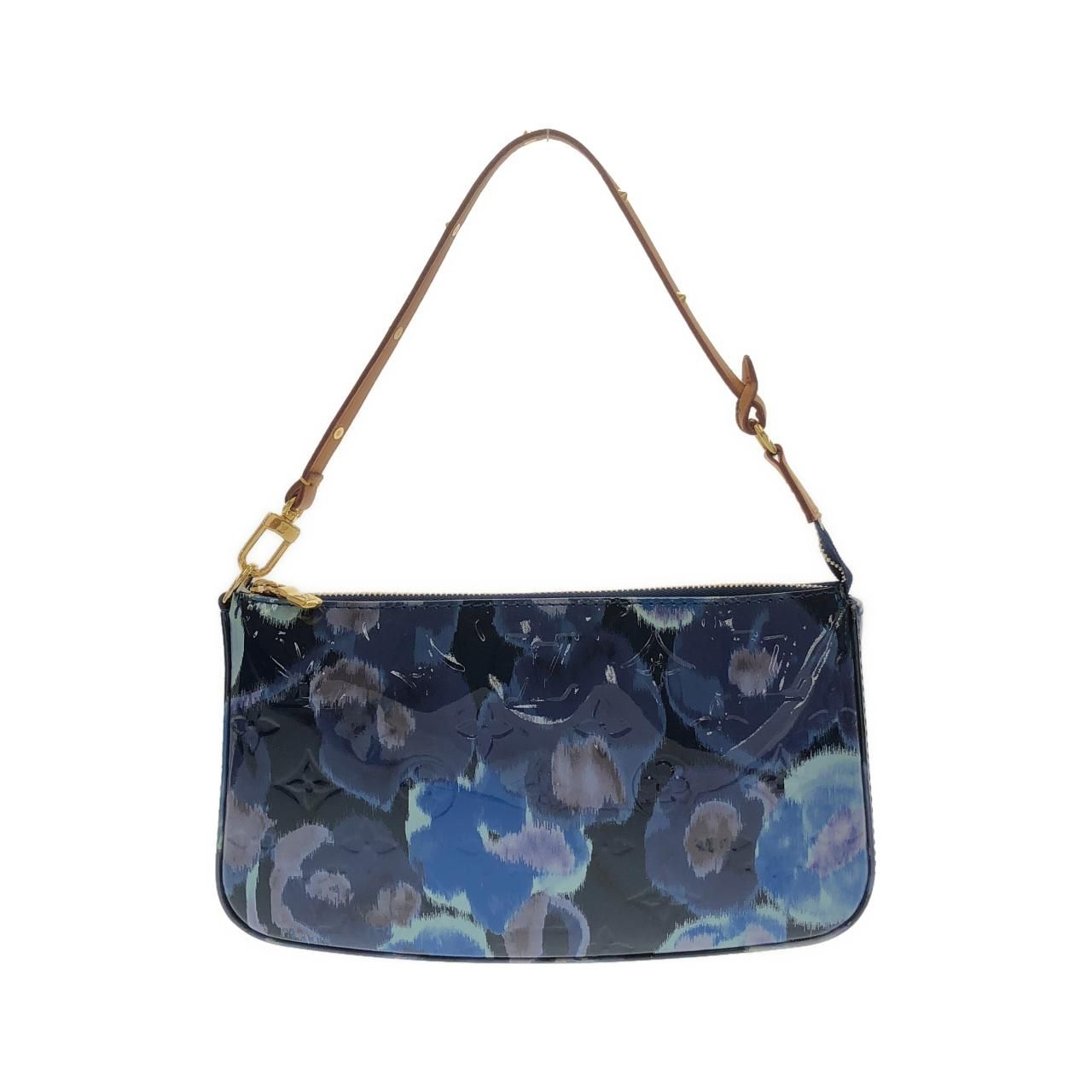Louis Vuitton Monogram Vernis Flower Icat Pochette Soir Pouch