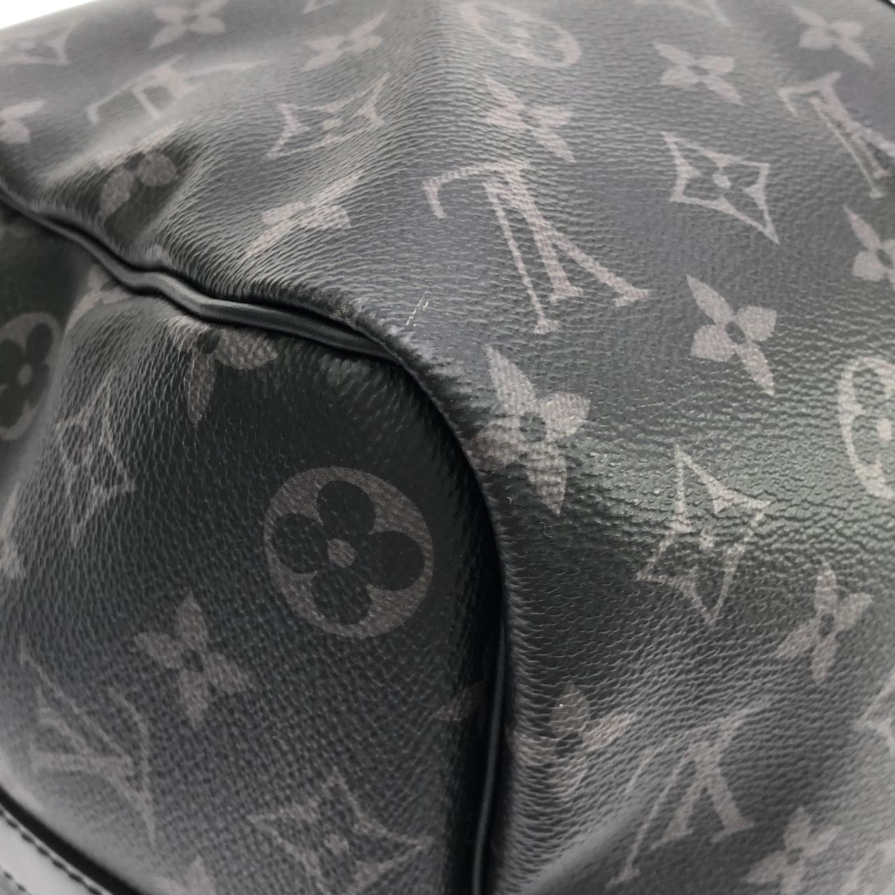 Louis Vuitton Monogram Eclipse Keepall Bandouliere 45 Boston — view 2