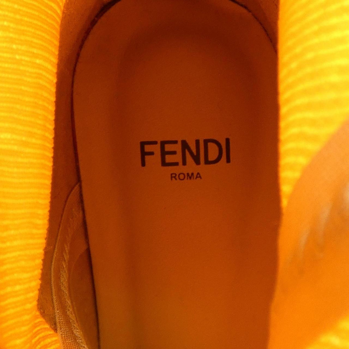 Fendi Boots Yellow — view 6