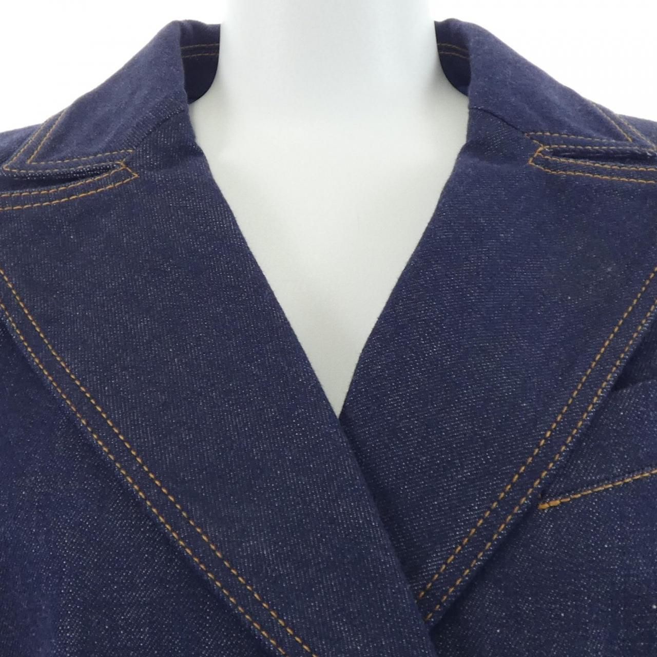 Fendi Denim Jacket Navy — view 6