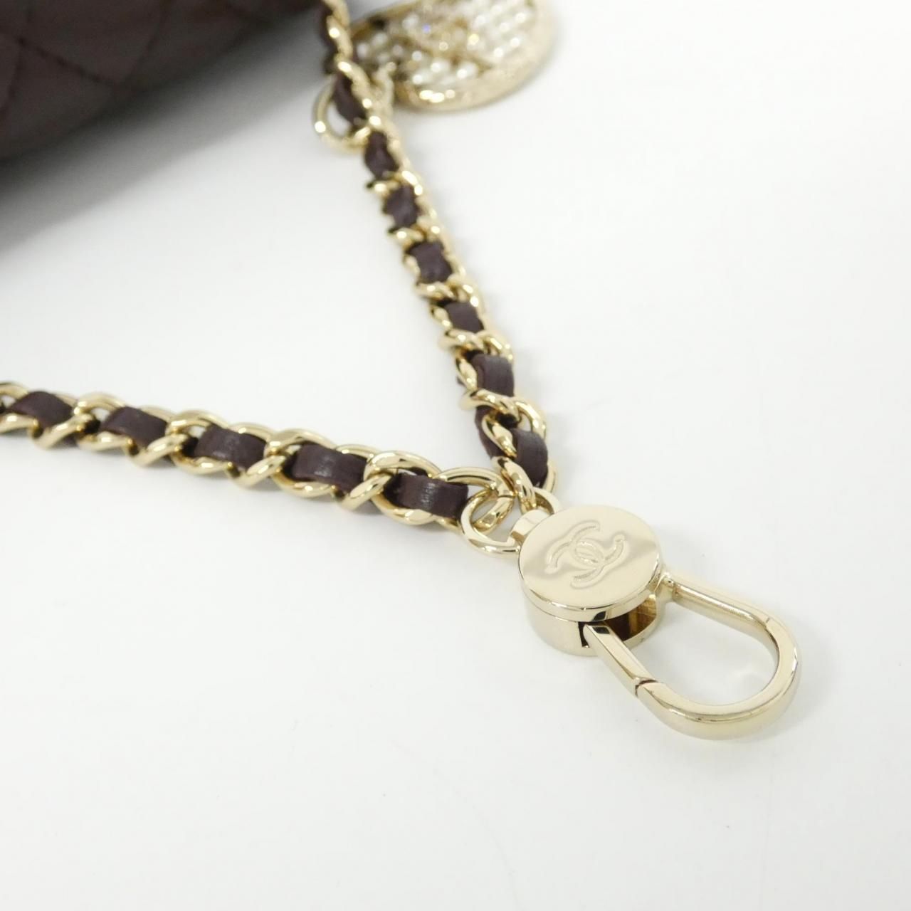Chanel Bag Charm Keychain & Charms Brown — view 5