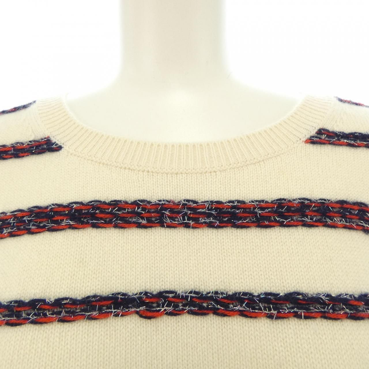 Chanel Knit Sweater White — view 5