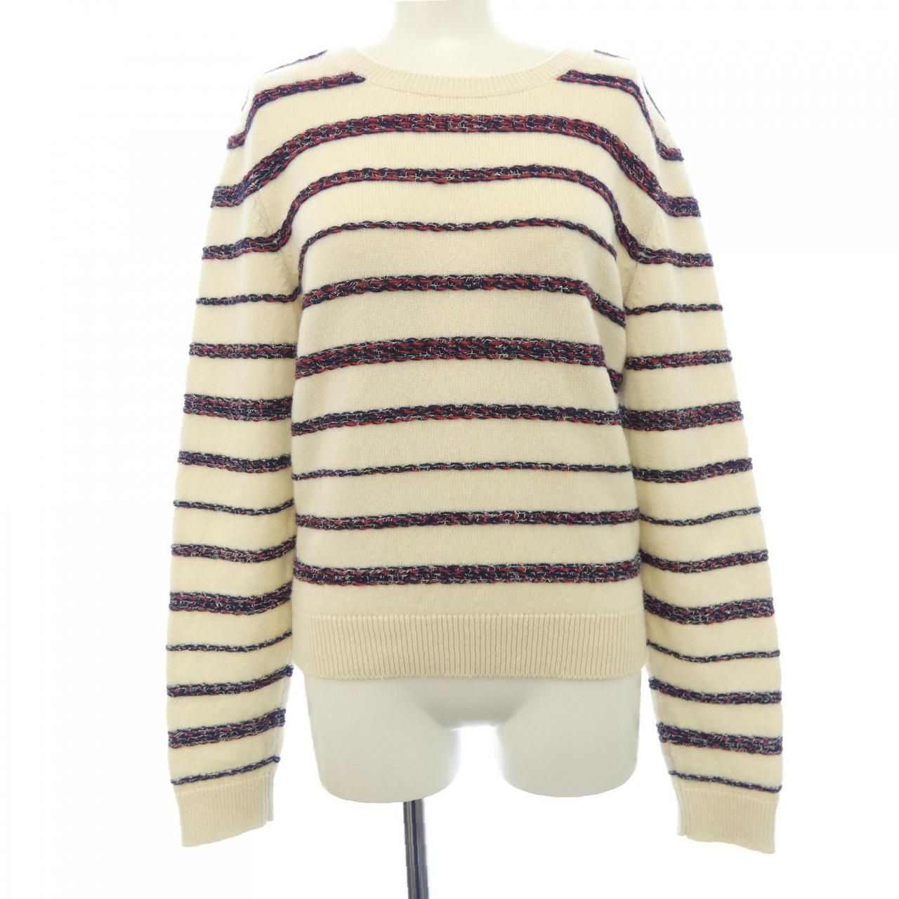 Chanel Knit Sweater White