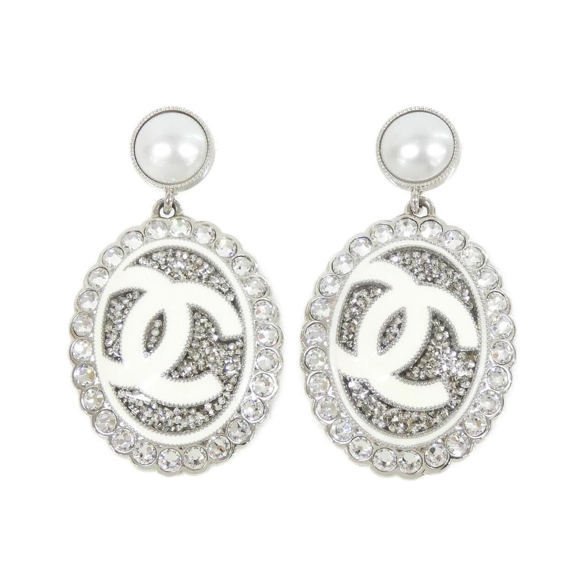 Chanel Earrings Silver