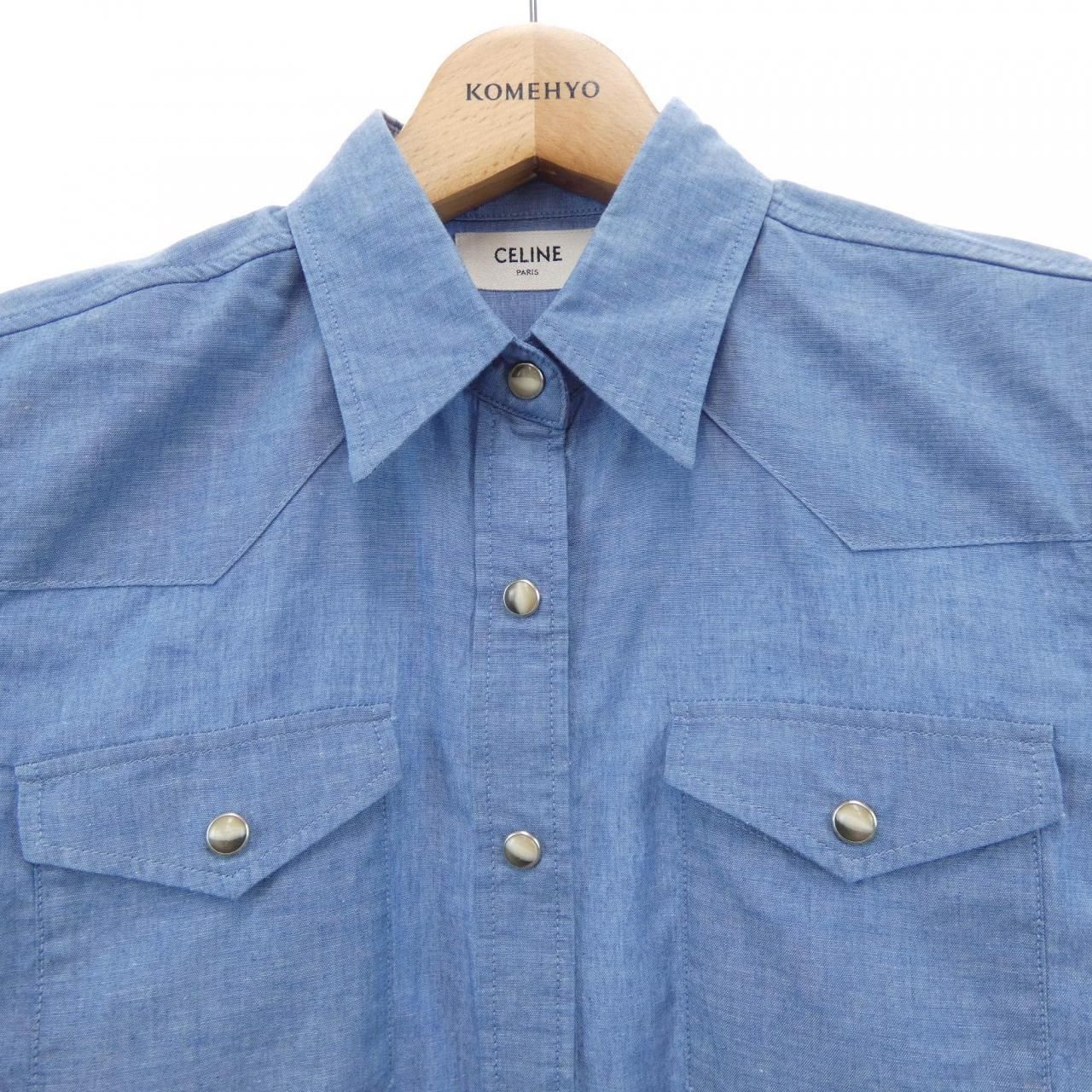 Celine Shirt Blue — view 5