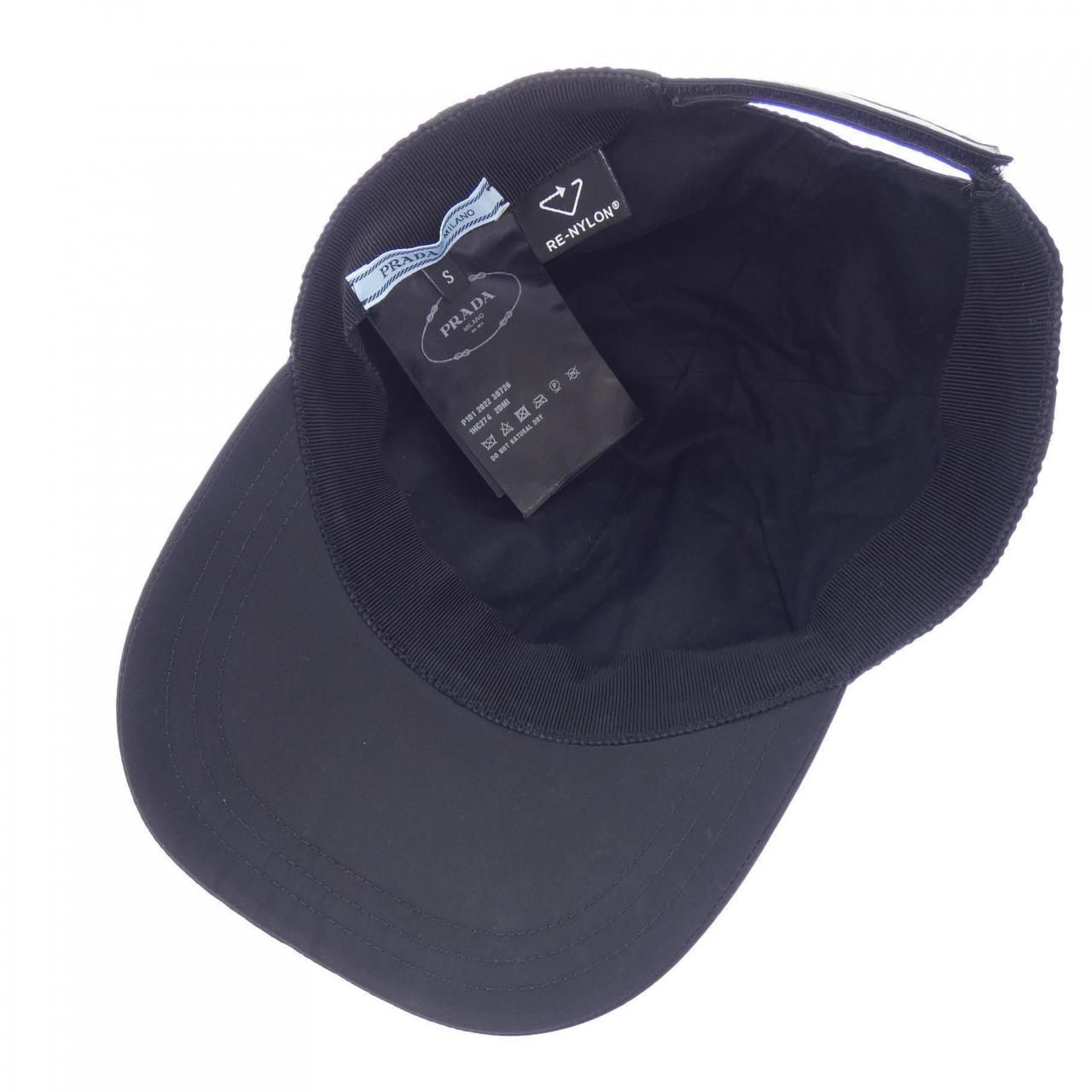 Prada Triangle Logo Cap — view 5