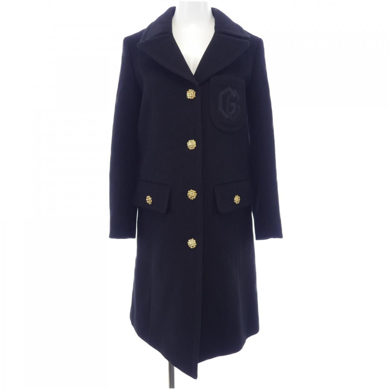 Gucci Double Embroidered Zag Coat