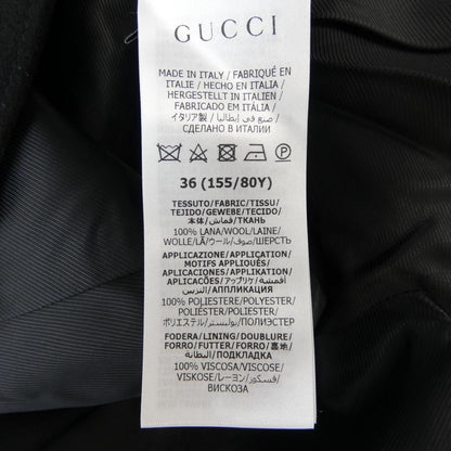 Gucci Double Embroidered Zag Coat — view 3