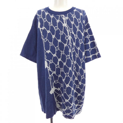 Louis Vuitton Cotton Short Sleeve Crew Neck Knit Sweater