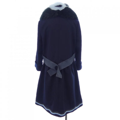 Fendi Coat Navy — view 2