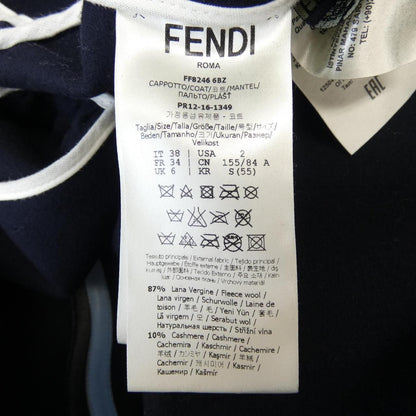 Fendi Coat Navy — view 3