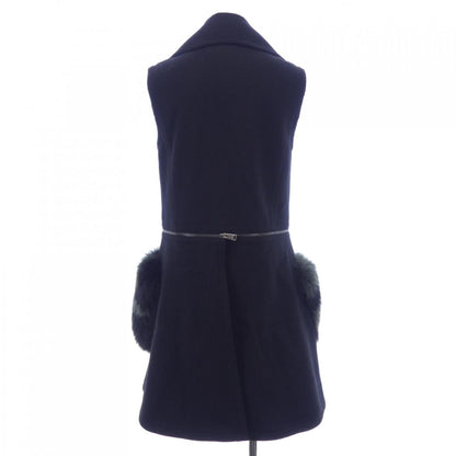 Fendi Long Vest Black — view 2