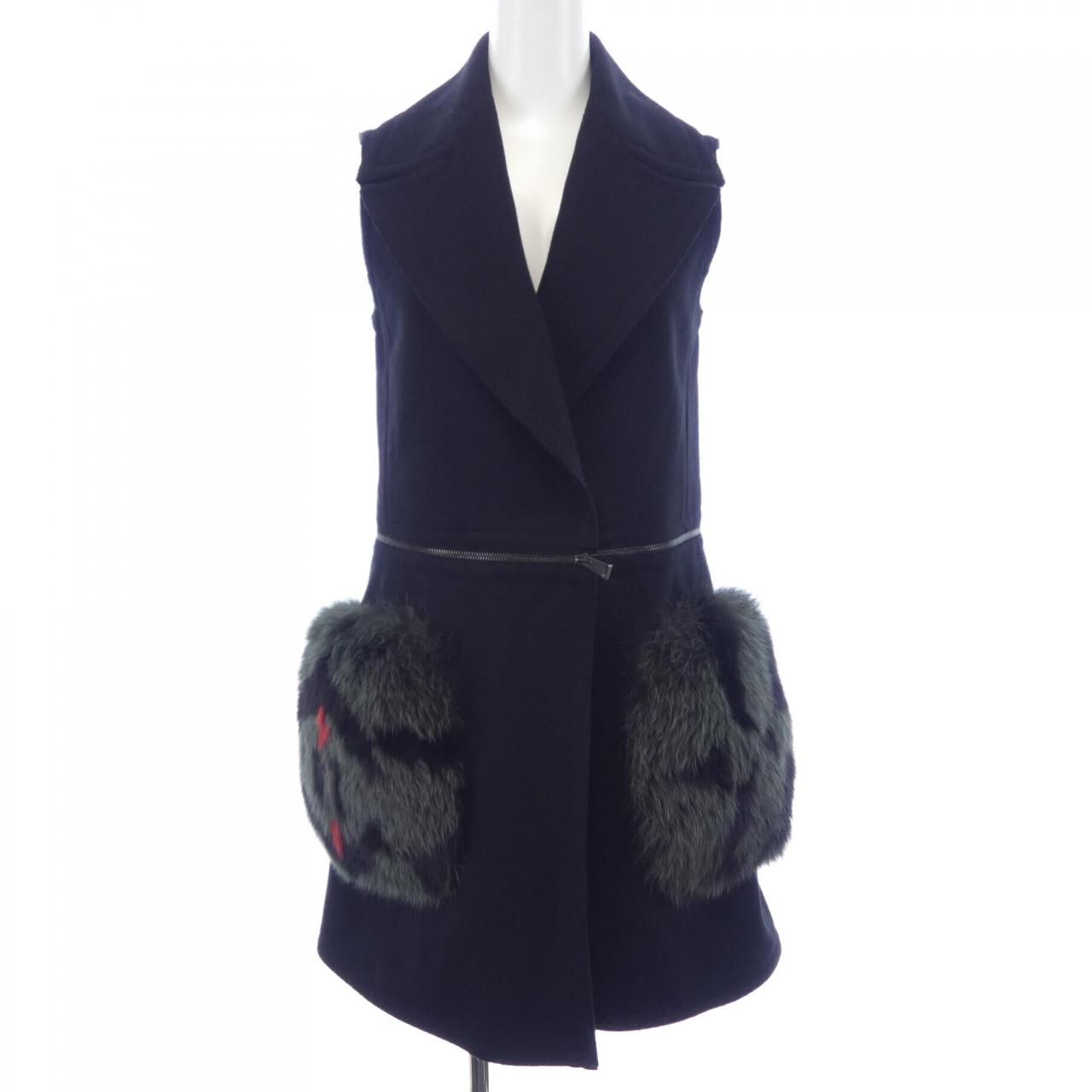 Fendi Long Vest Black
