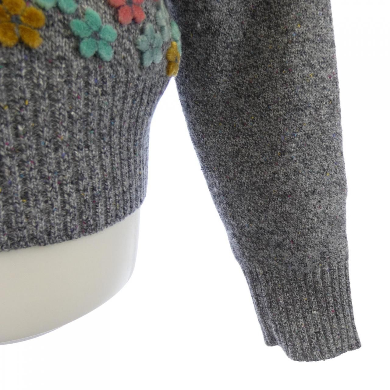 Chanel Knit Sweater Gray — view 6
